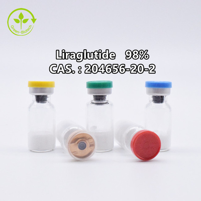 كاس 204656-20-2 98٪ مسحوق Liraglutide GLP-1 نظير زجاجة البنسلين التعبئة
