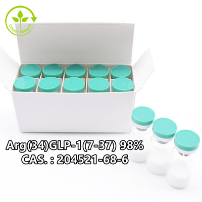 مسحوق Arg (34) GLP-1 (7-37) CAS 204521-68-6 98٪ Arg34-GLP-1 (7-37)