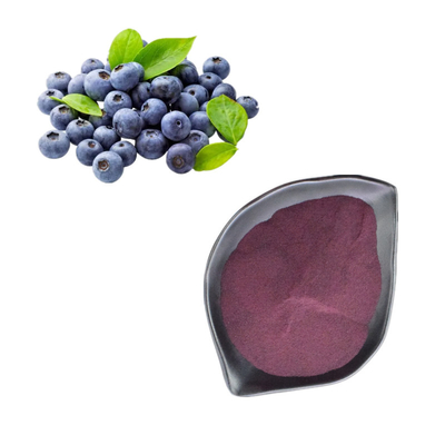 مستخلص التوت الأزرق الطبيعي النقي 25٪ مستخلص التوت الأزرق البري Anthocyanin