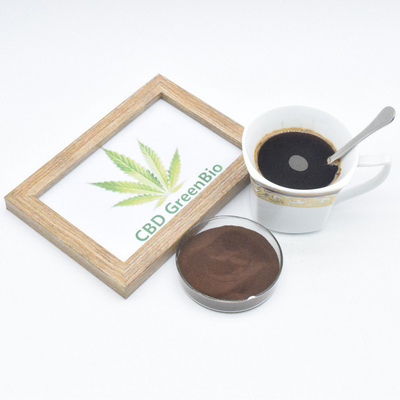 100 جرام مسحوق القهوة الطبيعية CBD المكونات الغذائية الطيف الكامل