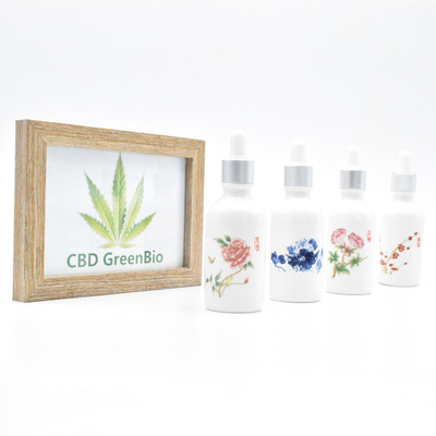 الاختبارات المعملية 500mg 3000mg زيت صبغة CBD 5 ٪ 10 ٪ 20 ٪ 30 ٪ زيت CBD للألم المزمن
