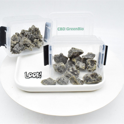 Supercritical 80٪ CBD الشمع تنهار للحصول على دخان داكن اللون