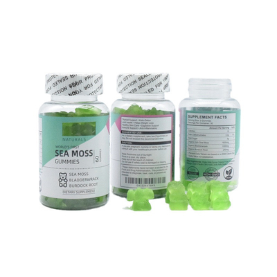 60 قرص علكة Sea Moss Plus Bladderwrack 1000mg علكة جذر الأرقطيون