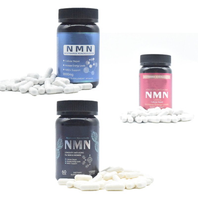 1000mg 1500mg كبسولة NMN الملحق الخاص تسمية كوشير GMP