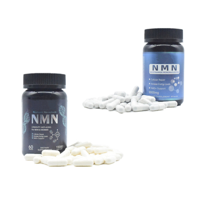 مركب طبيعي NMN 500 مجم كبسولات ملحق OEM ODM الخاص