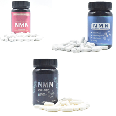 مركب طبيعي NMN 500 مجم كبسولات ملحق OEM ODM الخاص