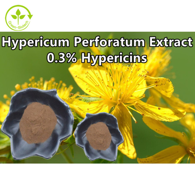 Hypericum Perforatum Extract 0.3٪ مسحوق مستخلص Hypericin St Johns Wort