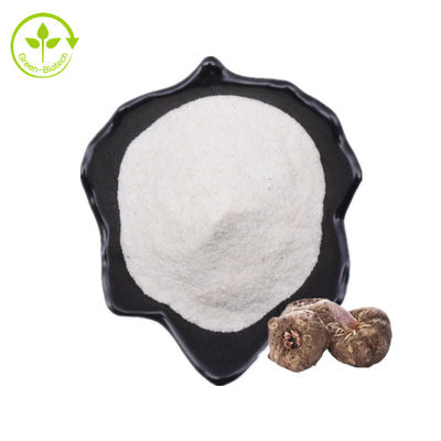 نقي konjac الجذر مسحوق مستخلصات نباتية مسحوق Konjac العضوي