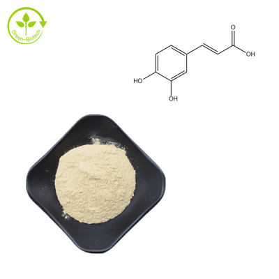 مستخلصات نباتية طبيعية بدرجة مستحضرات التجميل مسحوق حمض الكافيين 99٪ CAS 331-39-5