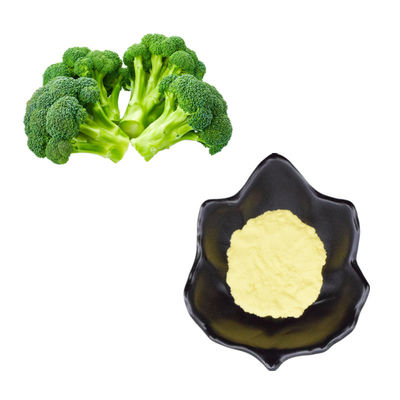 مسحوق مستخلص البروكلي الخام الطبيعي النقي Sulforaphane Glucoraphanin 1٪ 13٪ 20٪ 28٪