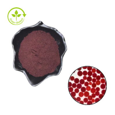 CAS 472-61-7 مسحوق أستازانتين نقي السائبة 2٪ 5٪ 10٪ مستخلص أستازانتين Haematococcus Pluvialis