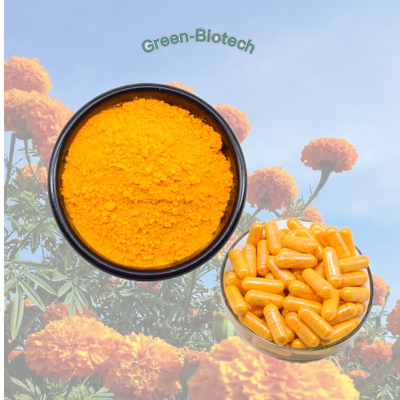 سعر المصنع 100٪ مستخلص زهرة القطيفة القابلة للذوبان في الماء الطبيعي Xanthophyll Lutein و Zeaxanthin