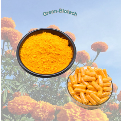 مستخلص القطيفة الطبيعي Xanthophyll CAS 127-40-2 استخراج القطيفة سعر اللوتين بكميات كبيرة