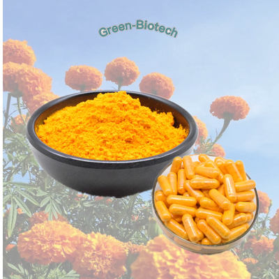 مستخلص القطيفة الطبيعي Xanthophyll CAS 127-40-2 استخراج القطيفة سعر اللوتين بكميات كبيرة