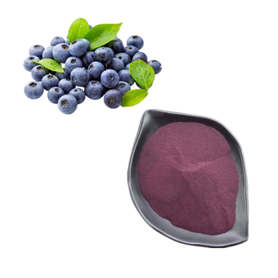 مستخلص التوت الأزرق الطبيعي النقي 25٪ مستخلص التوت الأزرق البري Anthocyanin