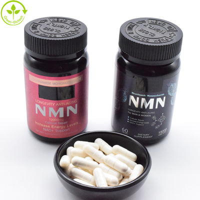 OEM ODM مكملات صحية قابلة للتخصيص Nad كبسولات مسحوق NMN للرجال النساء