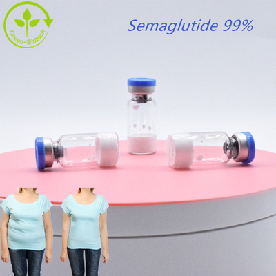 نقاء مرتفع 98% درجة الحقن  Semaglutide لبناء الجسم 5mg