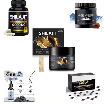 المكملات الغذائية OEM العلامة التجارية الخاصة Shilajit الراتنج الهمالايي النقي Shilajit Fulvic Acid