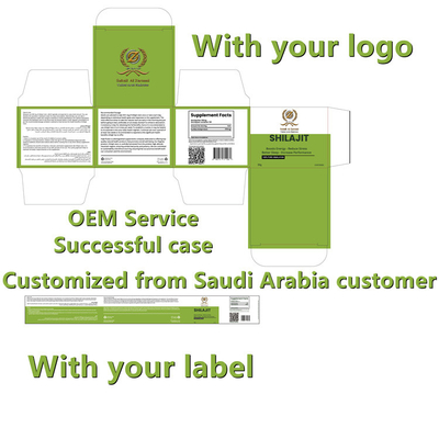 OEM العلامة التجارية الخاصة 100٪ طبيعة راتنج شيلاجيت حمض فولفيك الهيمالايا نقي راتنج شيلاجيت الهيمالايا