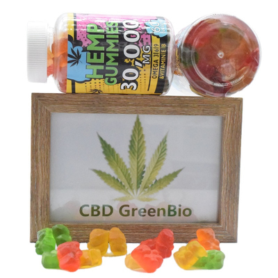 مستخلص القنب العشبي CBD غائر Bears يطلق زيت CBD الصمغ