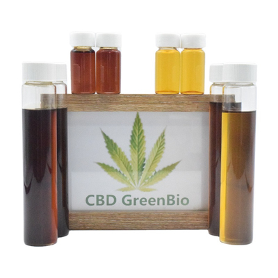 الغذاء الصف الطيف الكامل CBD النفط المقطر النفط CBD المواد الخام الافراج عن الألم