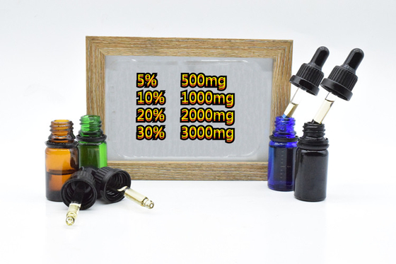 قلق واسع الطيف يقلل من زيت CBD الخام 500 مجم 1000 مجم 2000 مجم