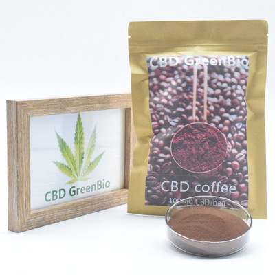 GreenBio 100g كامل الطيف CBD مستخلص عشبي للقهوة يطلق الألم