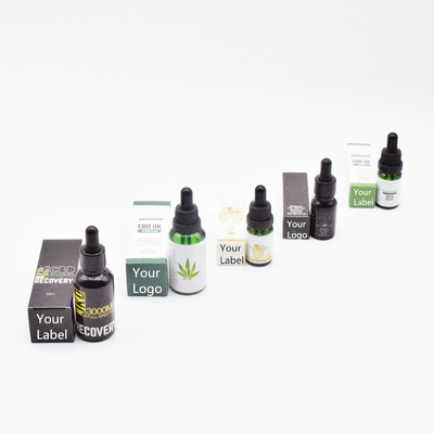 OEM ODM واسع الطيف زيت CBD خالي من THC للعناية الصحية 500 مجم 1000 مجم