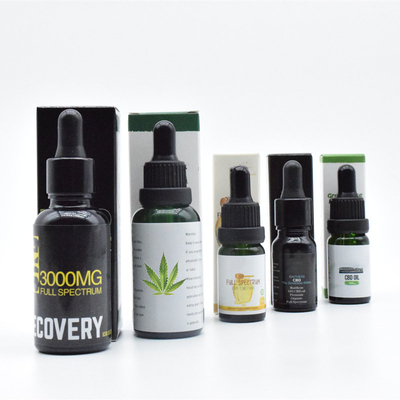 OEM ODM واسع الطيف زيت CBD خالي من THC للعناية الصحية 500 مجم 1000 مجم
