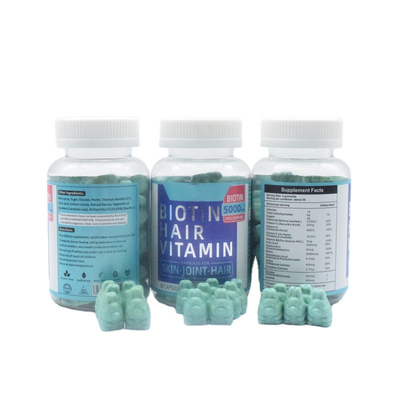 5000MCG علكة لنمو الشعر خالية من الغلوتين DL Alpha Tocopheryl Acetate