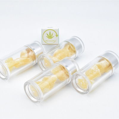 نباتات القنب المستخلصة من CBD عزل شمع 80٪ 95٪ للتدخين