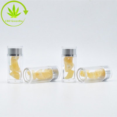 نباتات القنب المستخلصة من CBD عزل شمع 80٪ 95٪ للتدخين