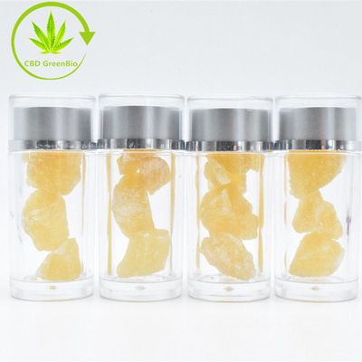 نباتات القنب المستخلصة من CBD عزل شمع 80٪ 95٪ للتدخين