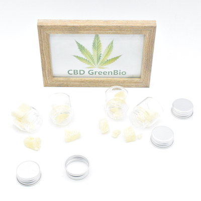 استخلاص زهرة القنب شمع CBD النقي 95 ٪ لاختبار HPLC