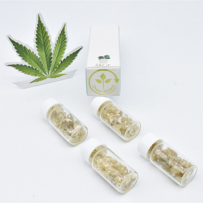 زجاجة من الزجاج النقي Cbd تنهار Organic  الشمع للحد من الإجهاد