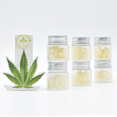 عالية النقاء CBD الشمع تنهار CBD المواد الخام لتخفيف الآلام
