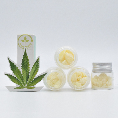 عالية النقاء CBD الشمع تنهار CBD المواد الخام لتخفيف الآلام