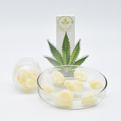 عالية النقاء CBD الشمع تنهار CBD المواد الخام لتخفيف الآلام