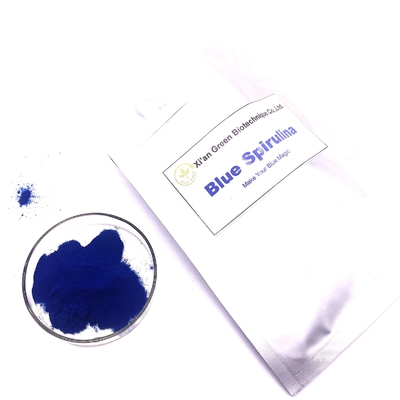Pure ISO Natural Food Colorings Blue Spirulina Phycocyanin Powder قيمة E18